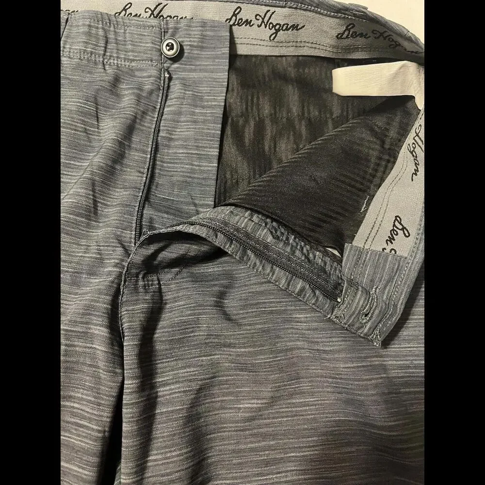 Ben Hogan Men’s Gray Golf Shorts Size 30 With 10 Inch Inseam - Picture 9 of 12